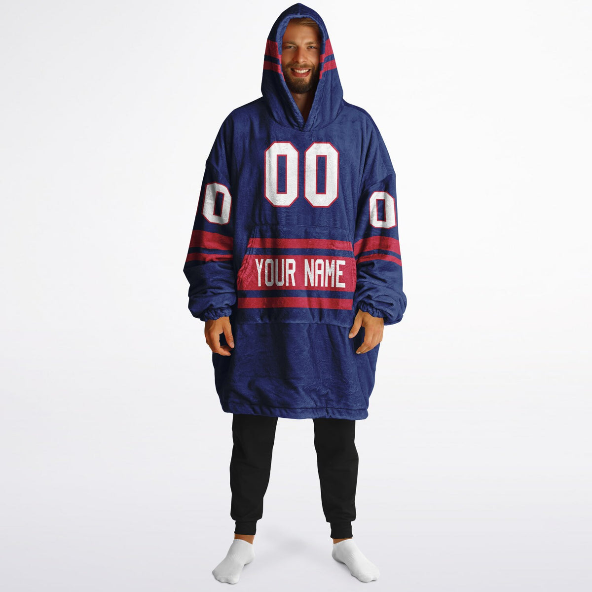 Dark Blue/Red Superfan Reversible