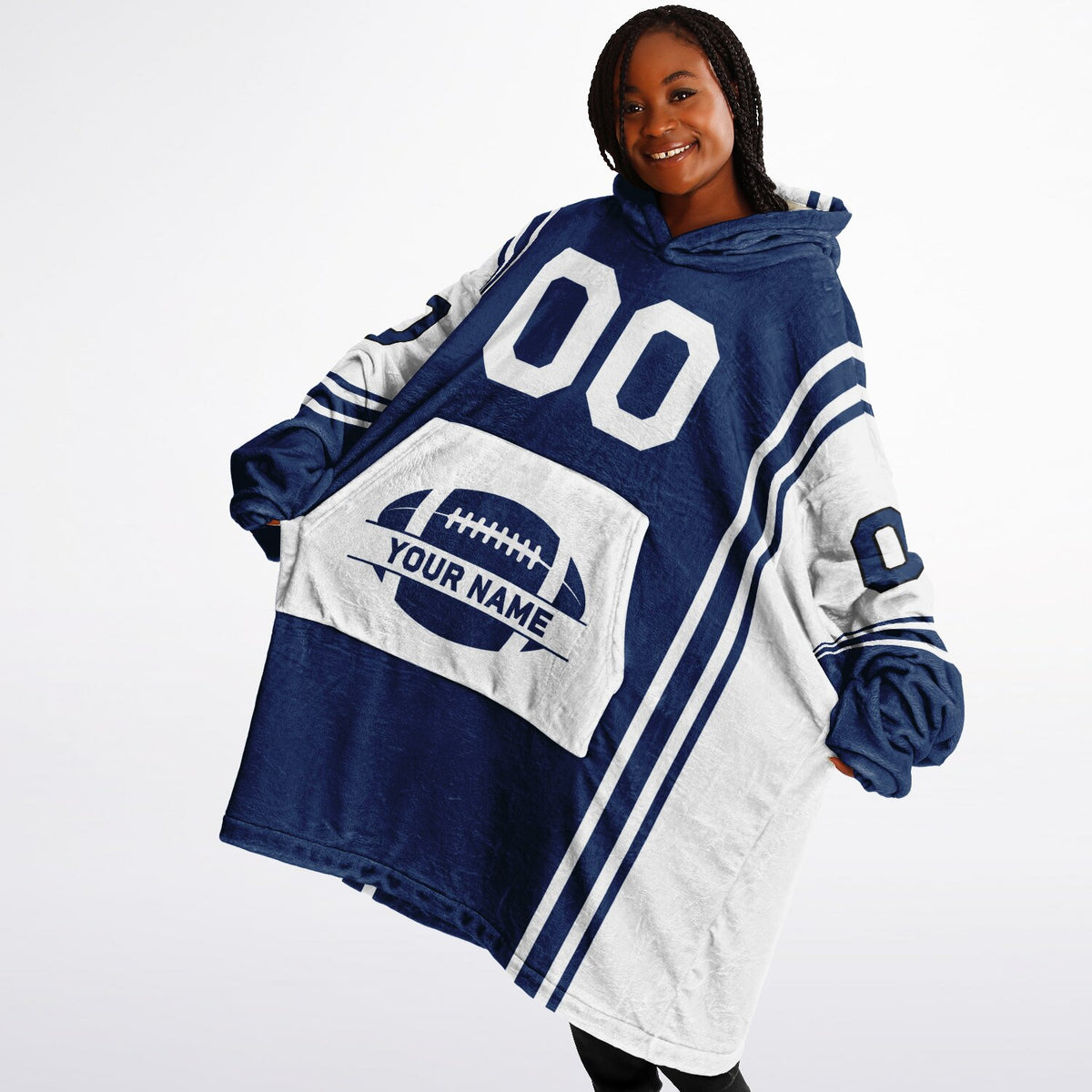 Blue/White Bold