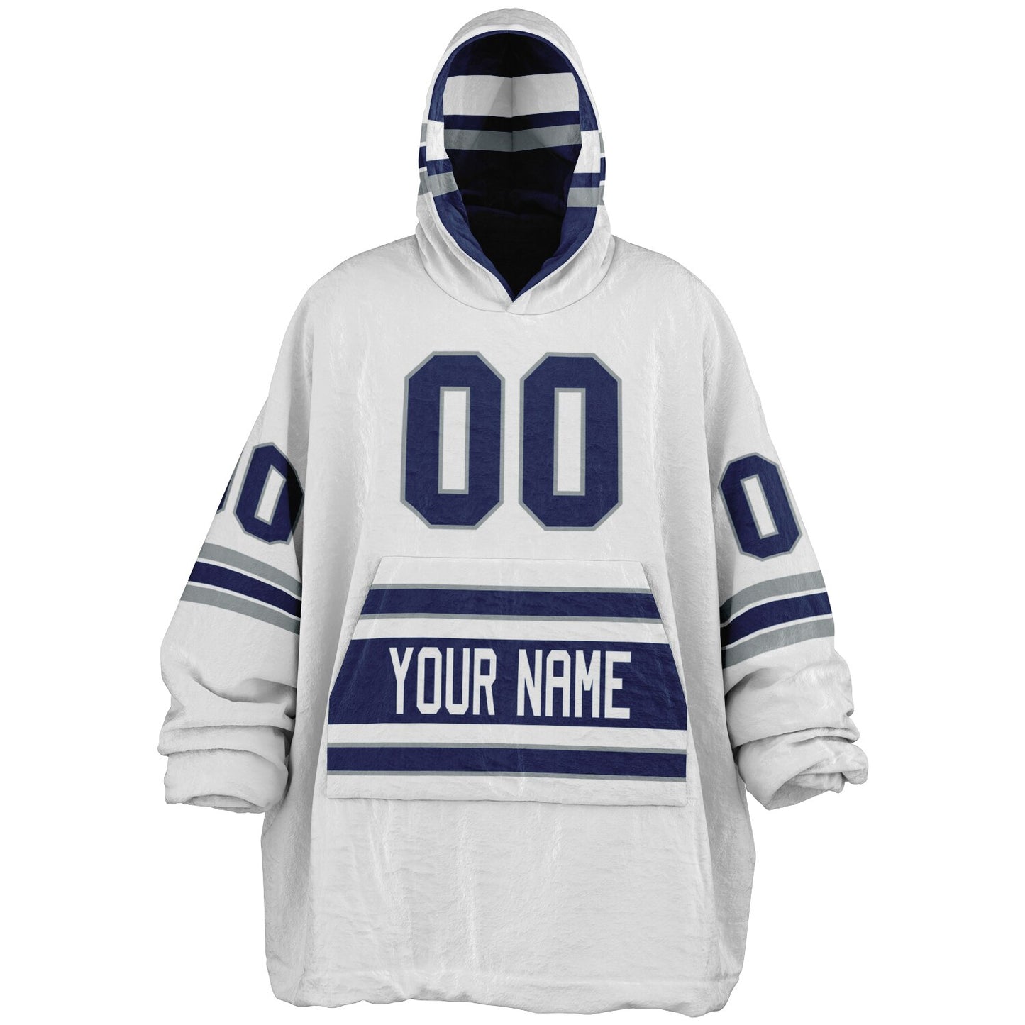 Blue/White/Gray Superfan Reversible