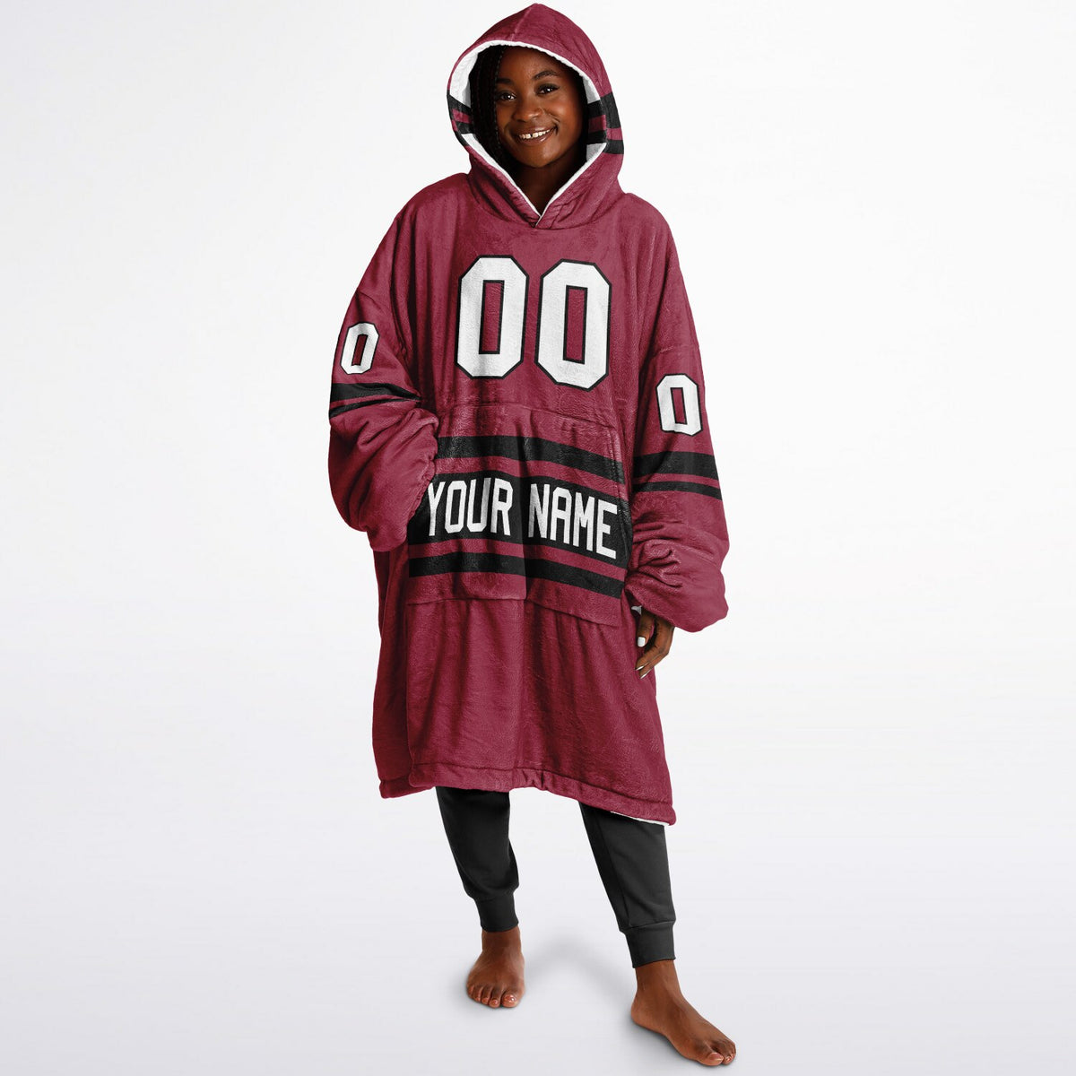 Crimson & Black Superfan Reversible