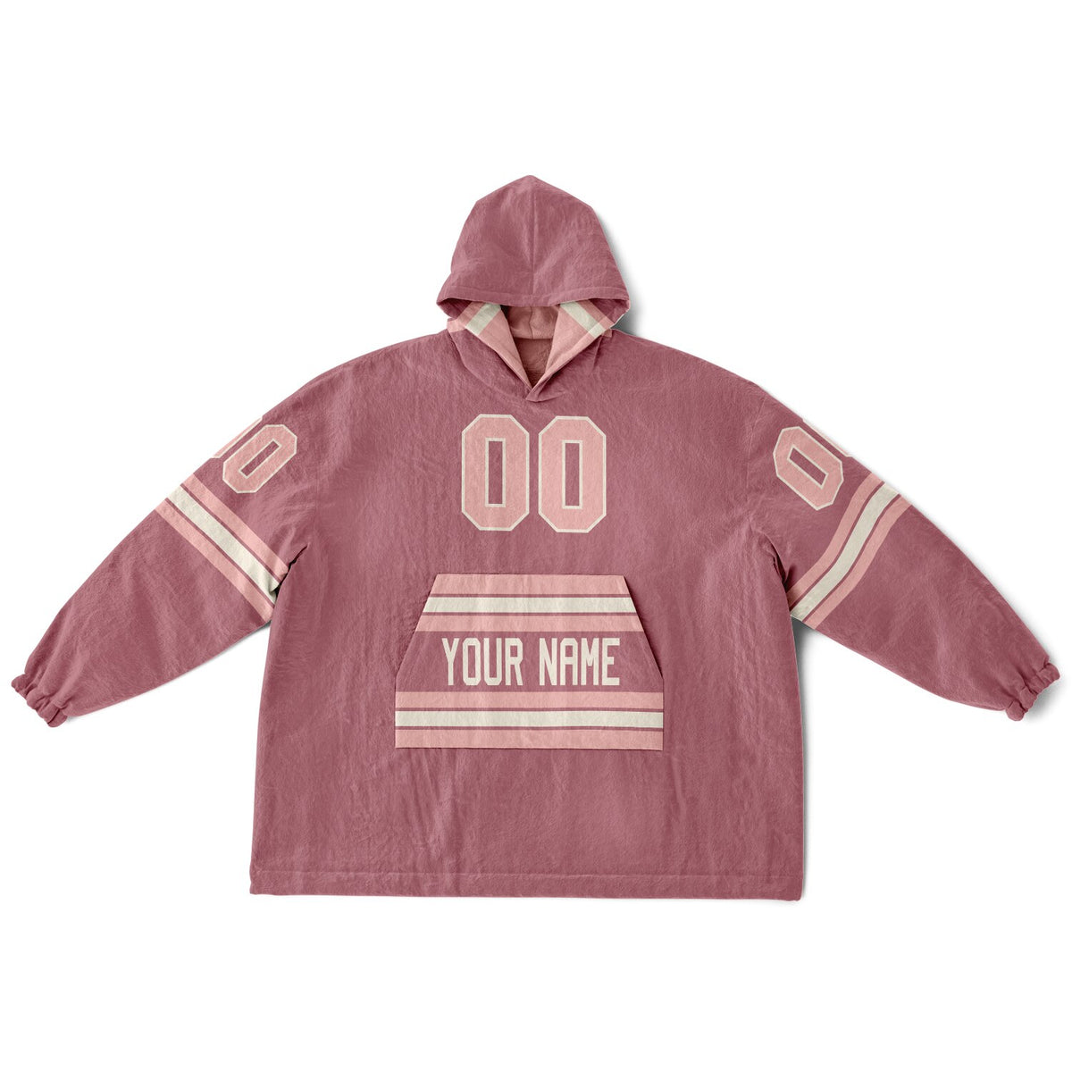 Blush Pink Cream Rose Gold Superfan Reversible