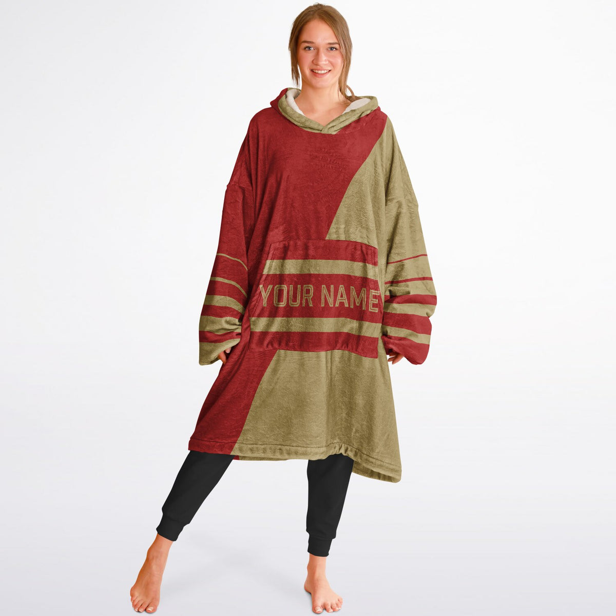 Red & Dark Gold Split Decision