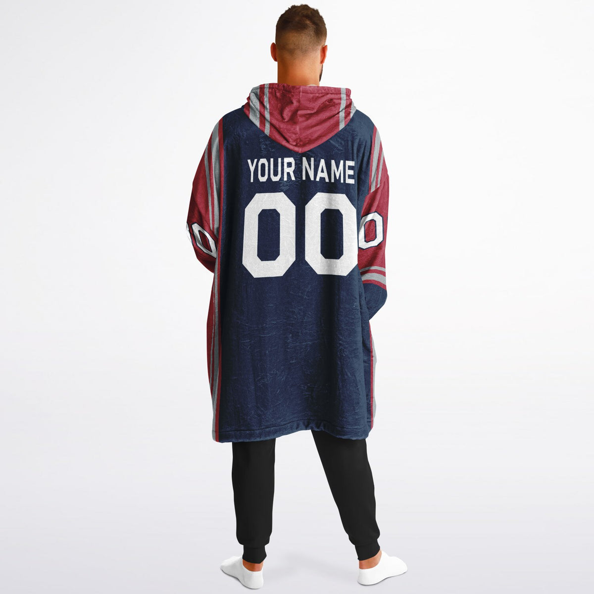 Navy/Red/Silver Bold