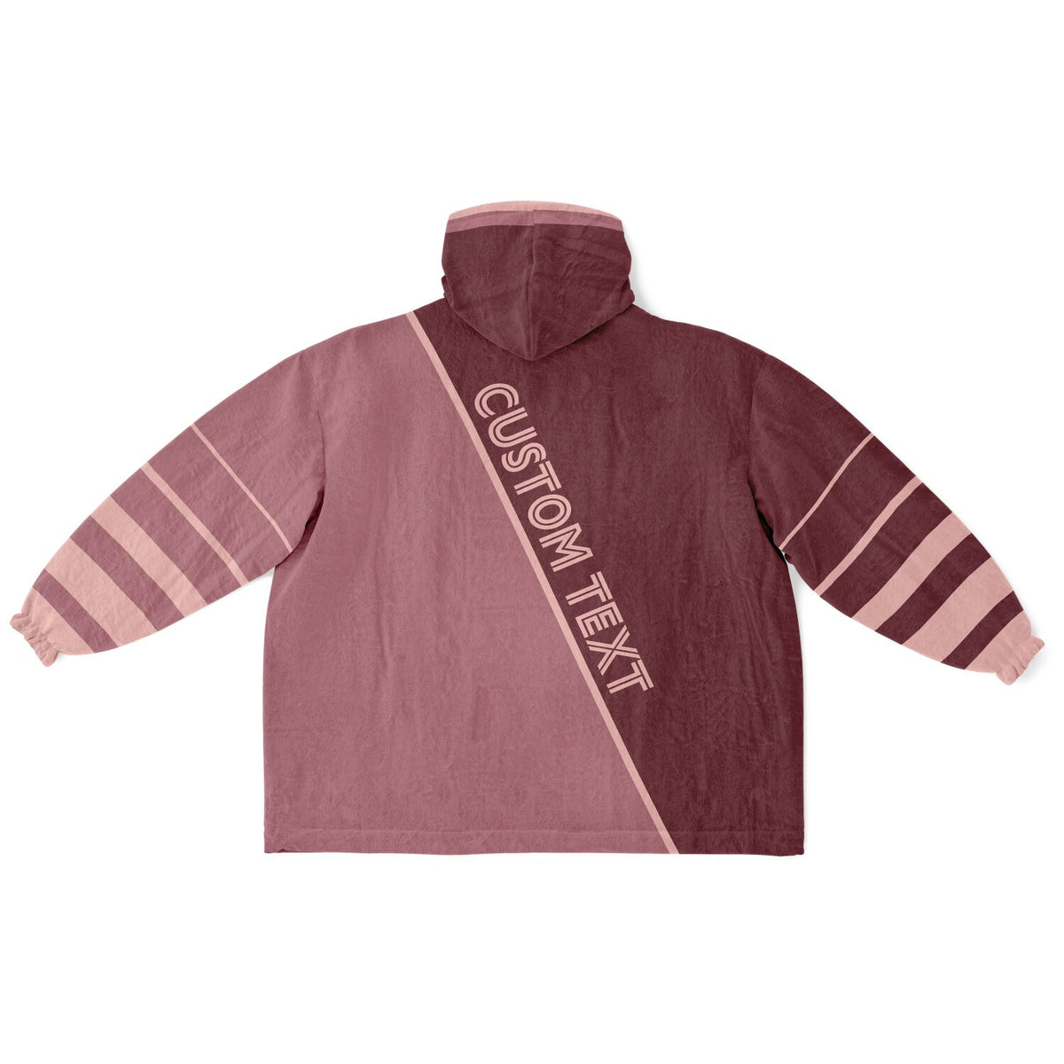 Burgundy Blush Pink Rose Split Decision