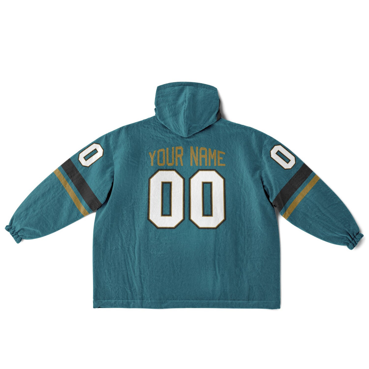 Teal/Black/Gold Superfan Reversible