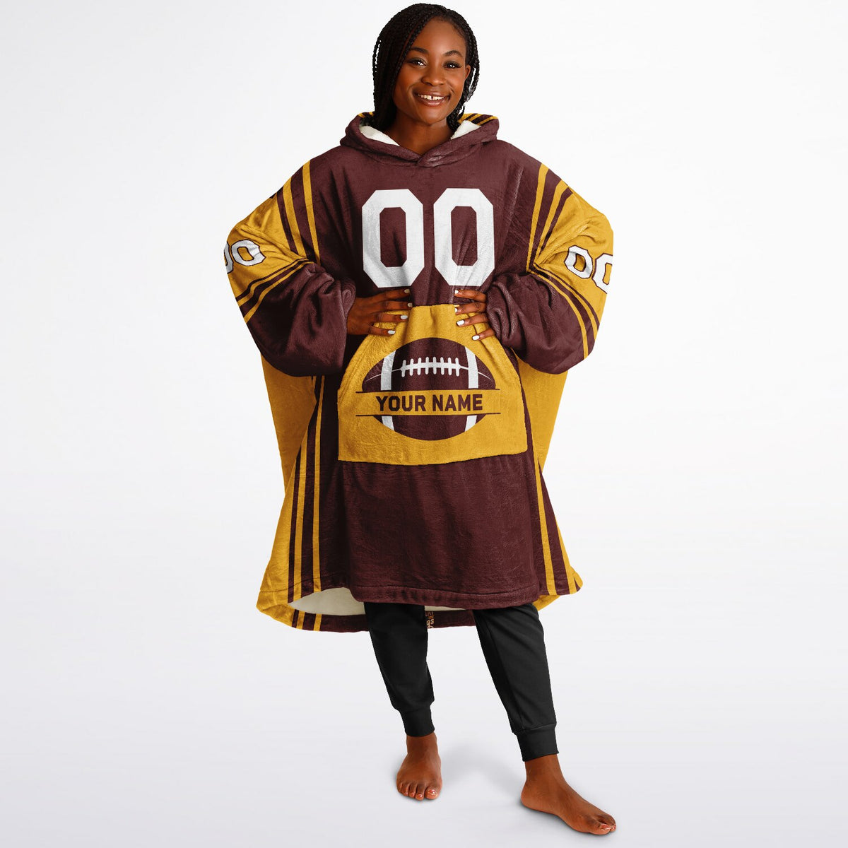 Burgundy/Gold Bold