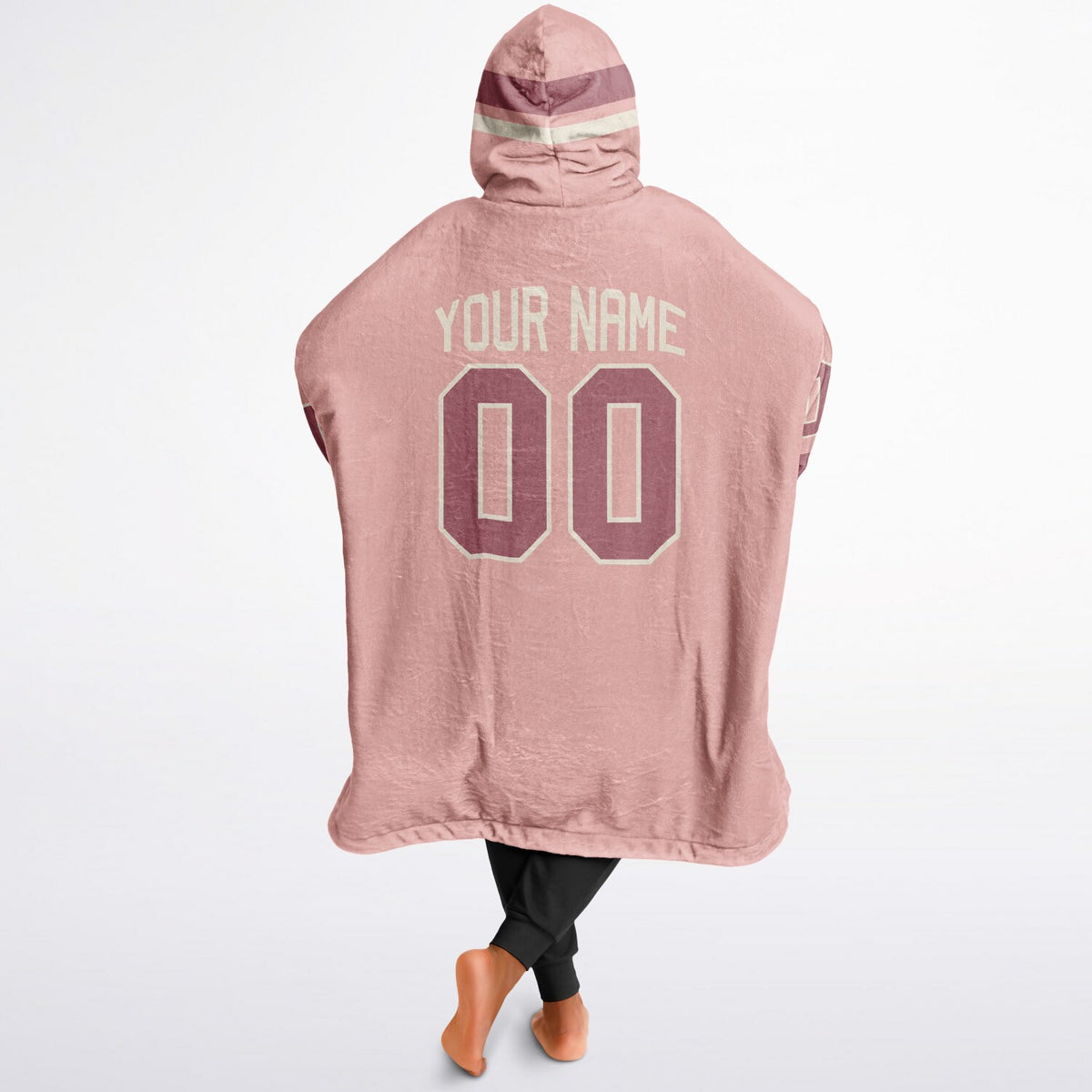Blush Pink Cream Rose Gold Superfan Reversible
