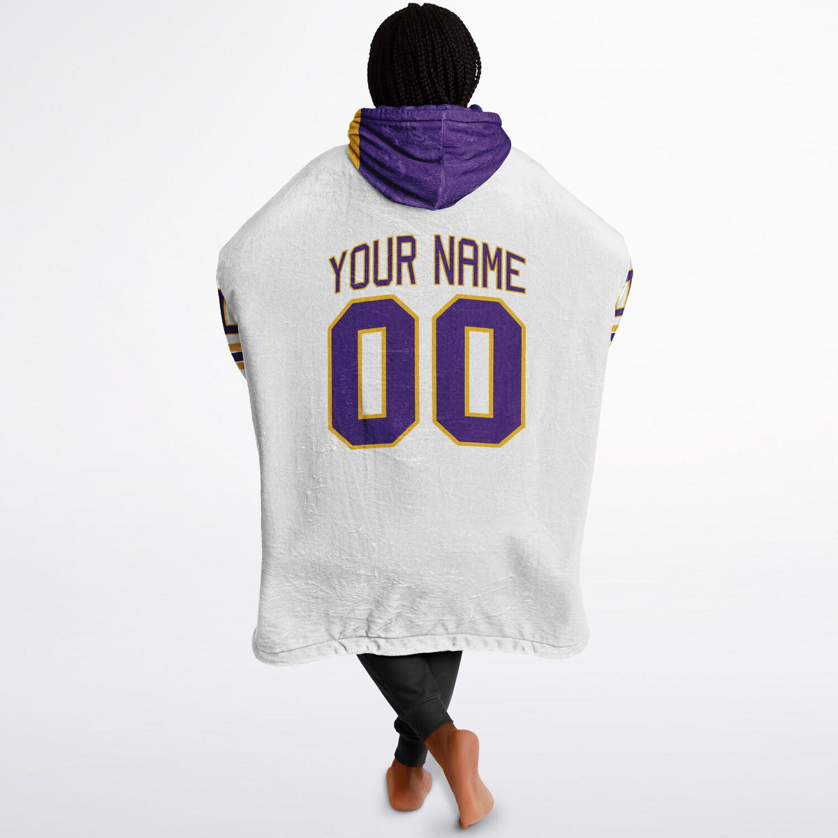 Purple/Gold/White Superfan Reversible