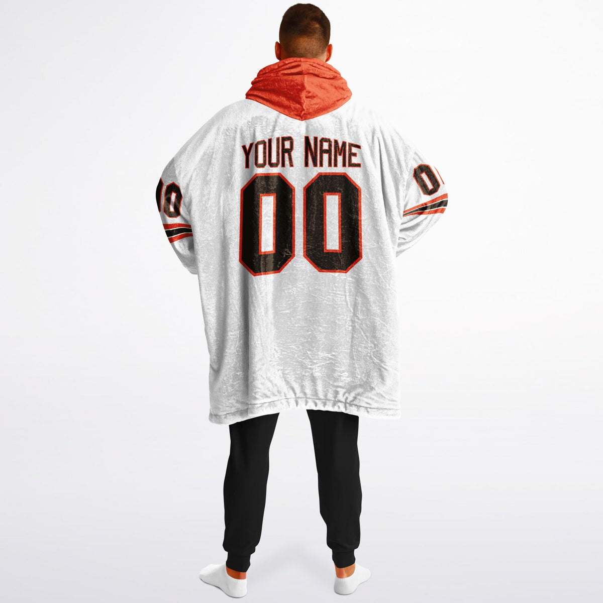 Brown/Orange/White Superfan Reversible