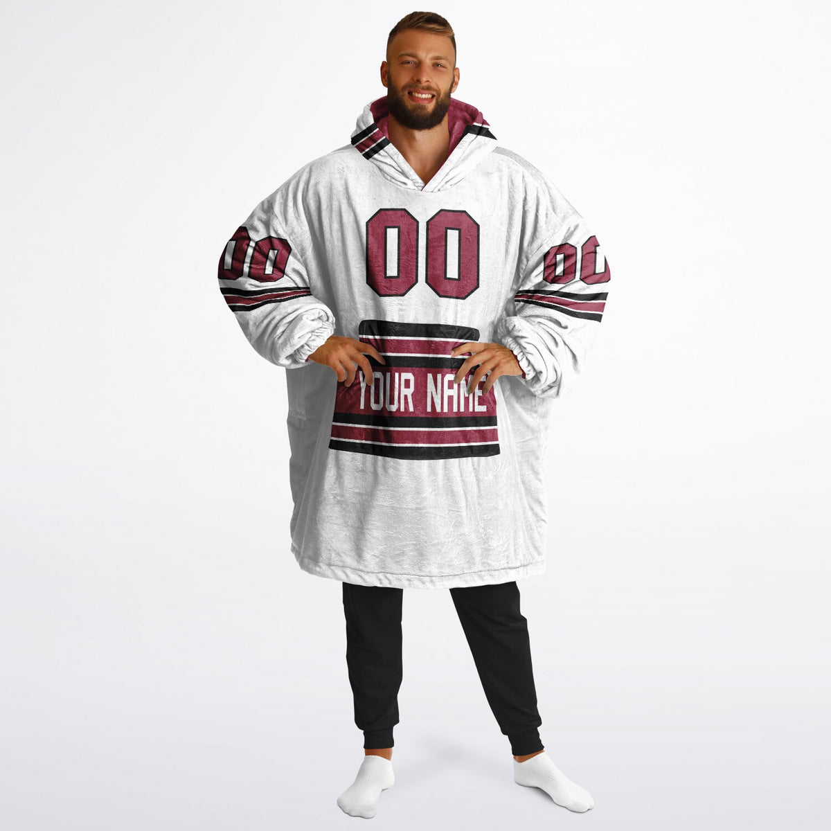 Crimson/Black/White Superfan Reversible