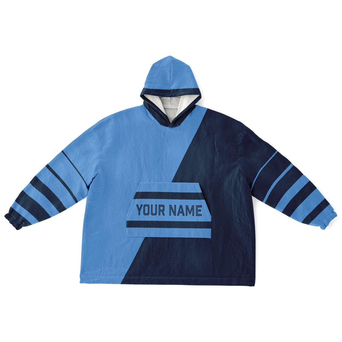 Light Blue & Navy Split Decision