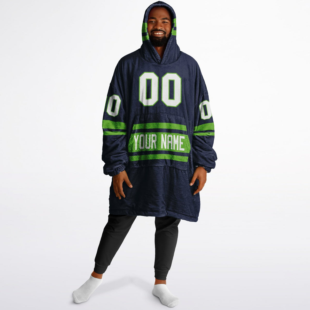 Navy/Green Superfan Reversible