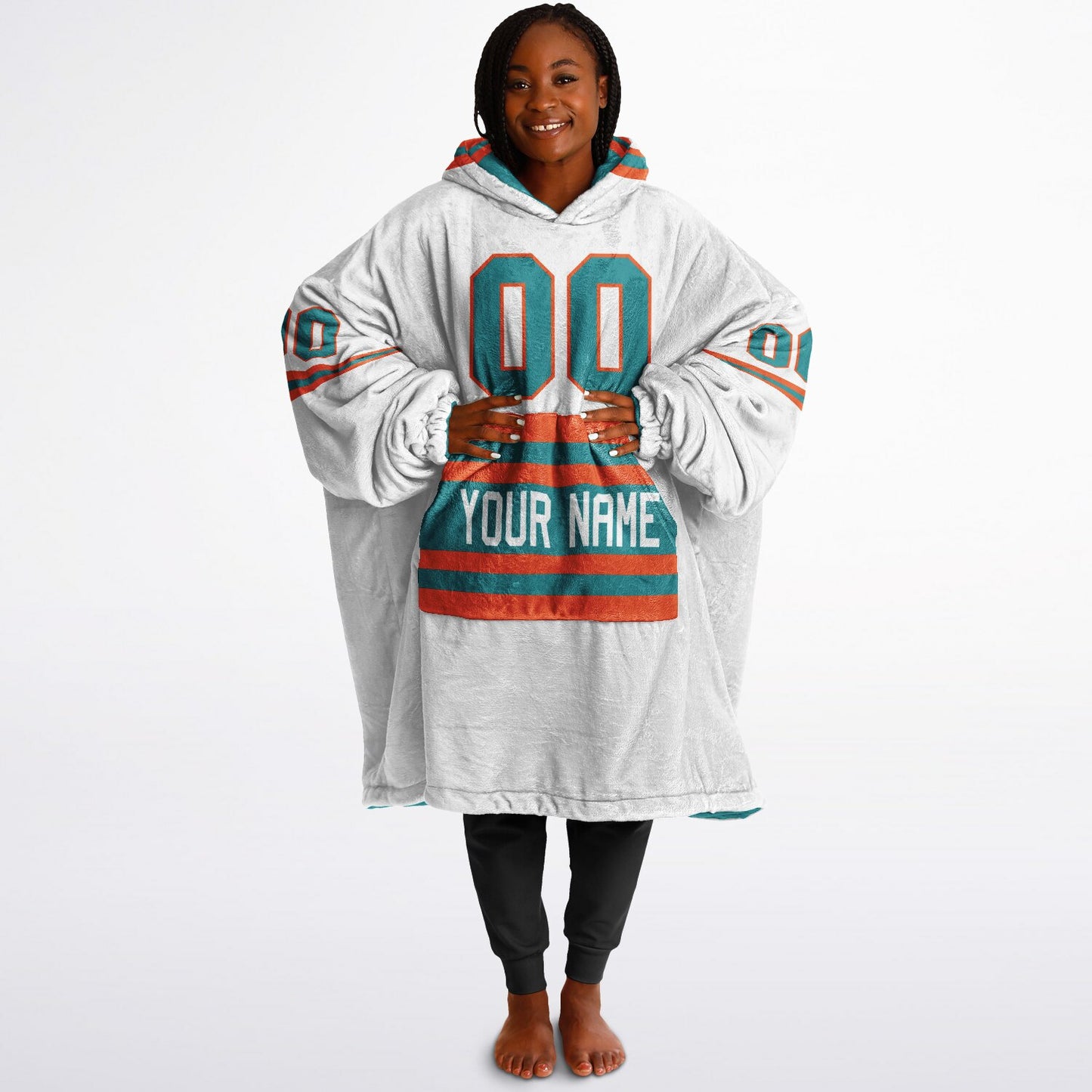 Aqua/Orange Superfan Reversible