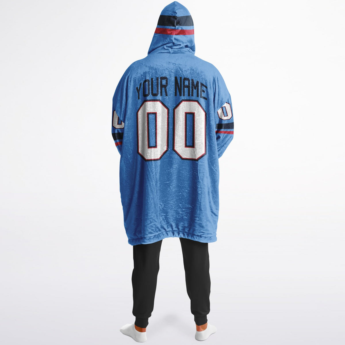 Light Blue/Navy/Red Superfan Reversible