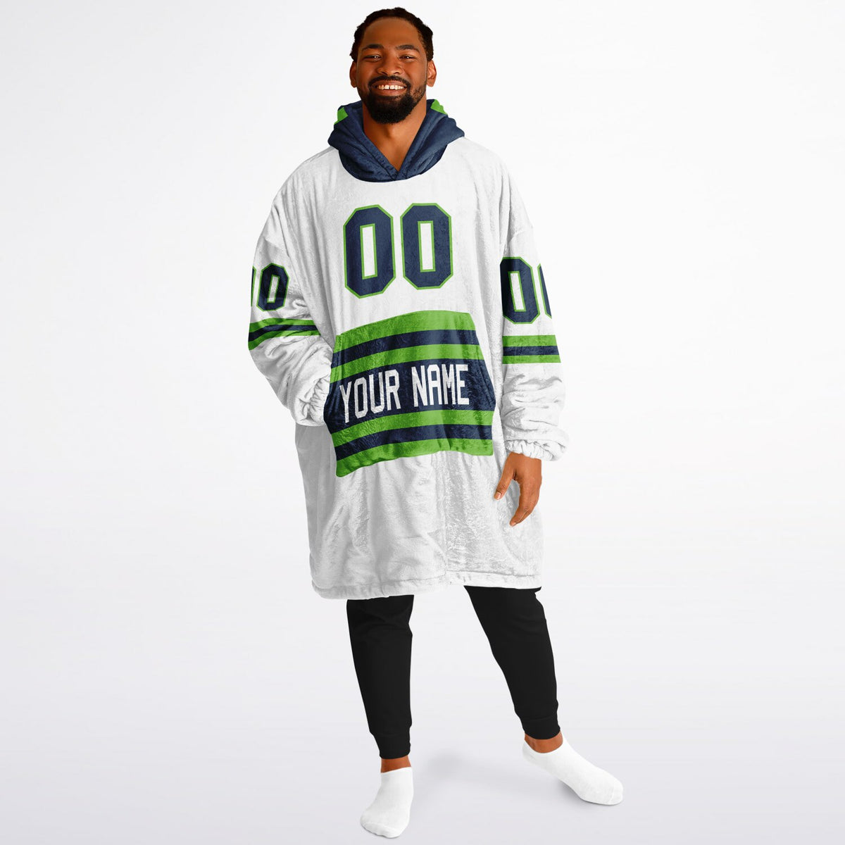 Navy/Green Superfan Reversible