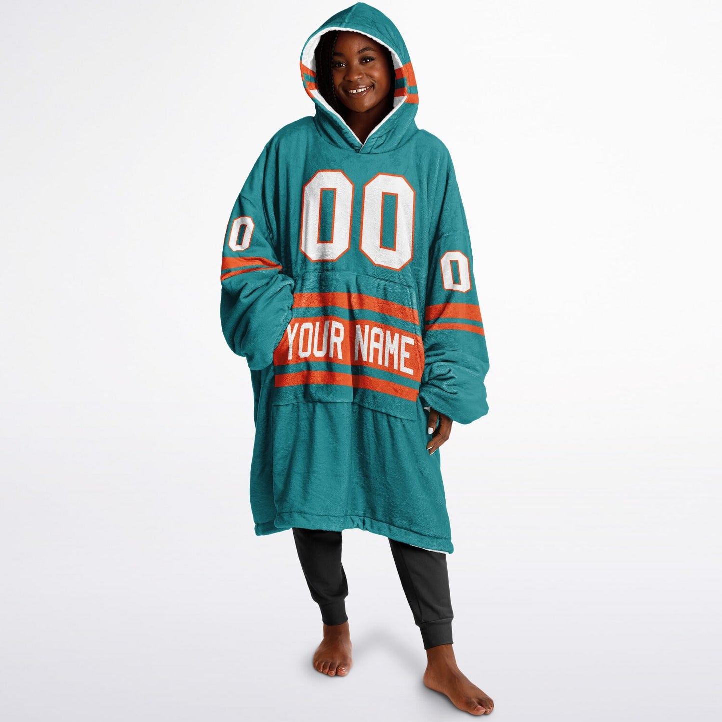 Aqua/Orange Superfan Reversible