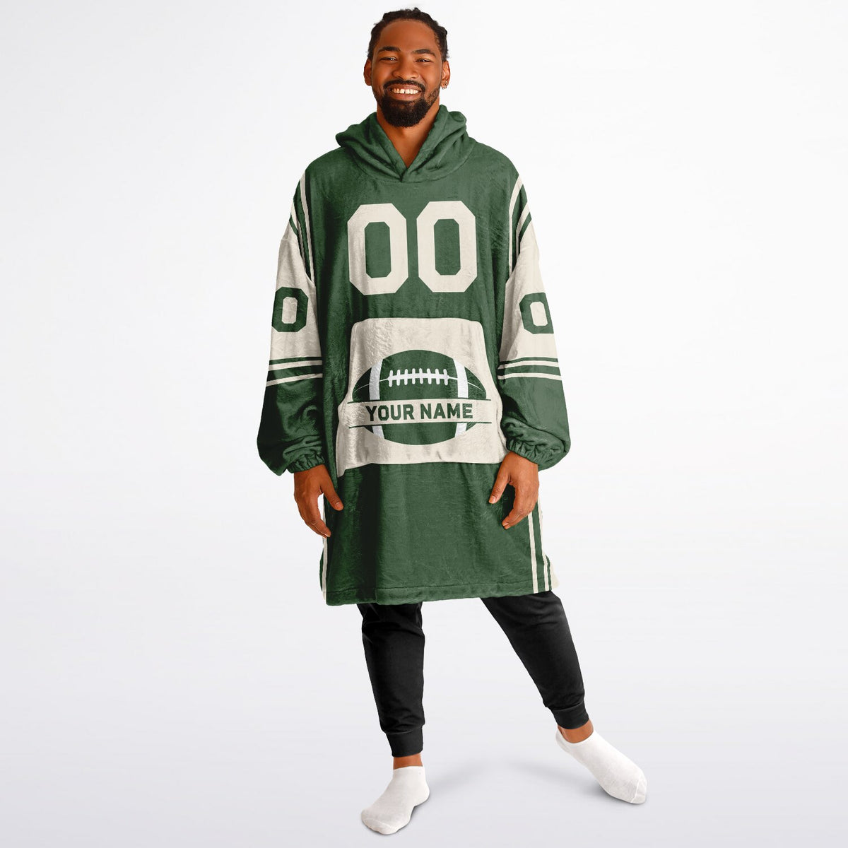 Forest Green & Cream Bold