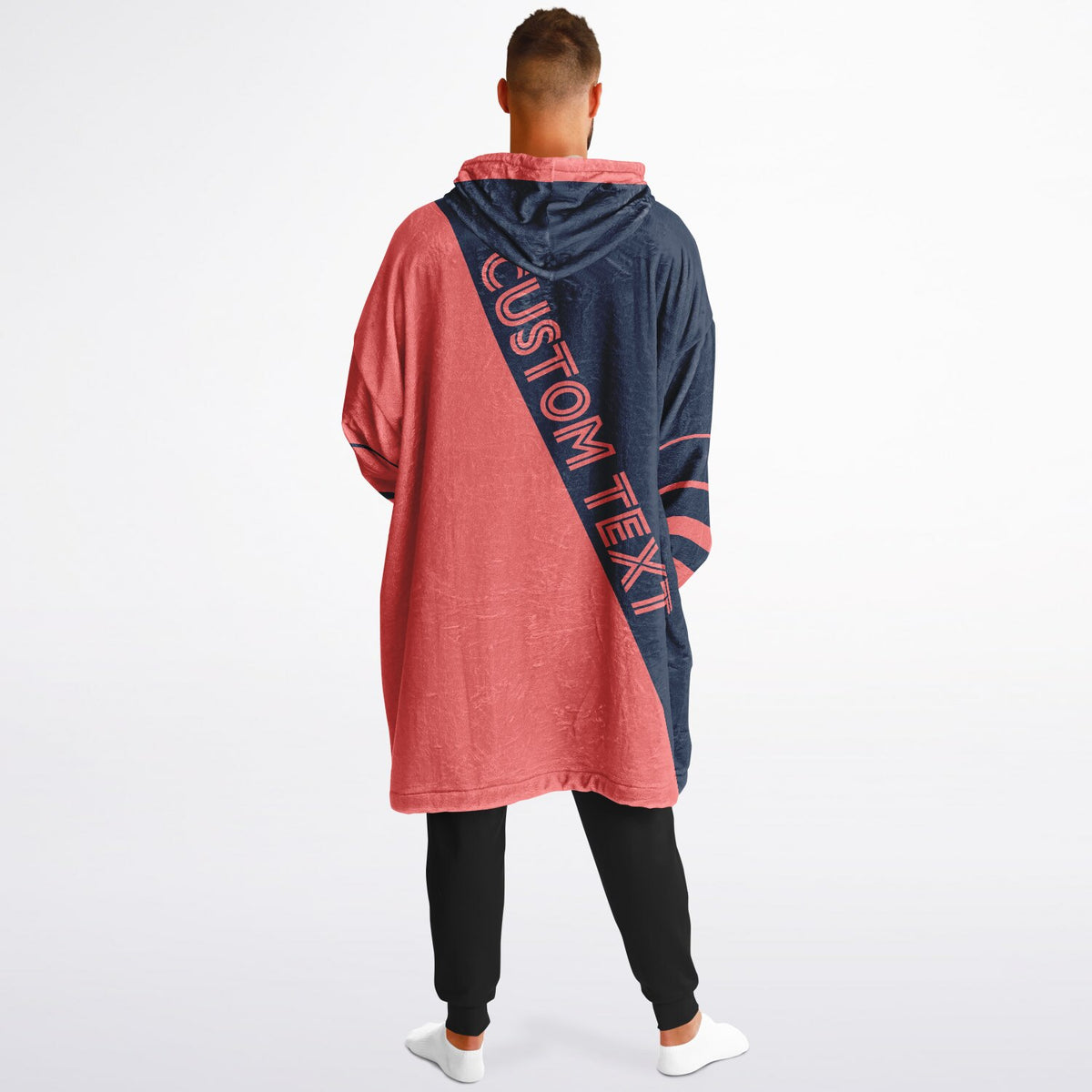 Navy & Electric Coral Split Decision