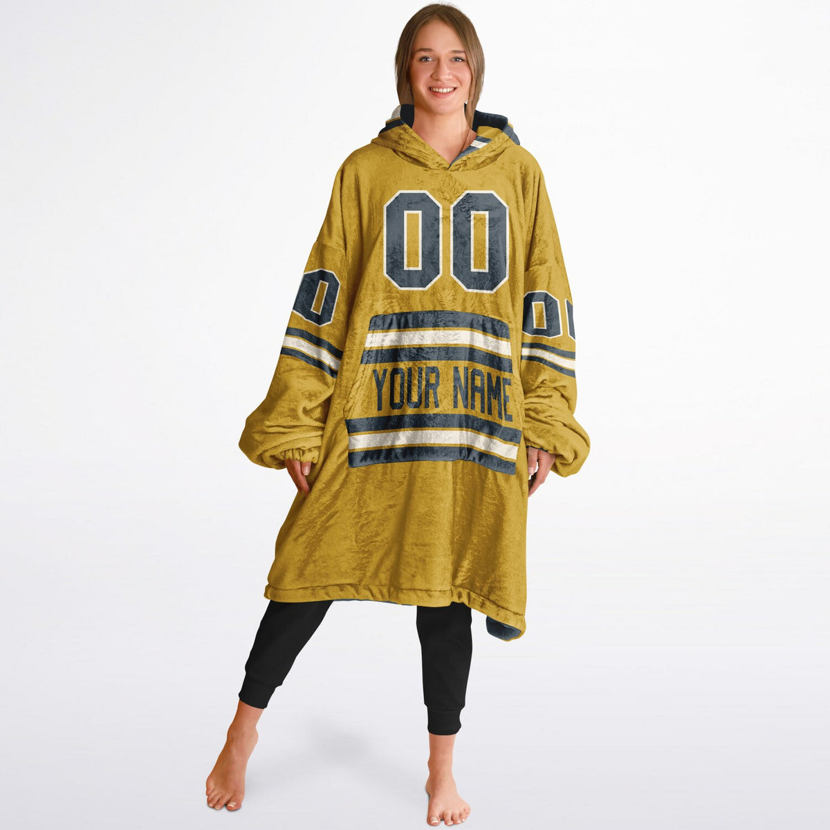 Charcoal Mustard Cream Superfan Reversible