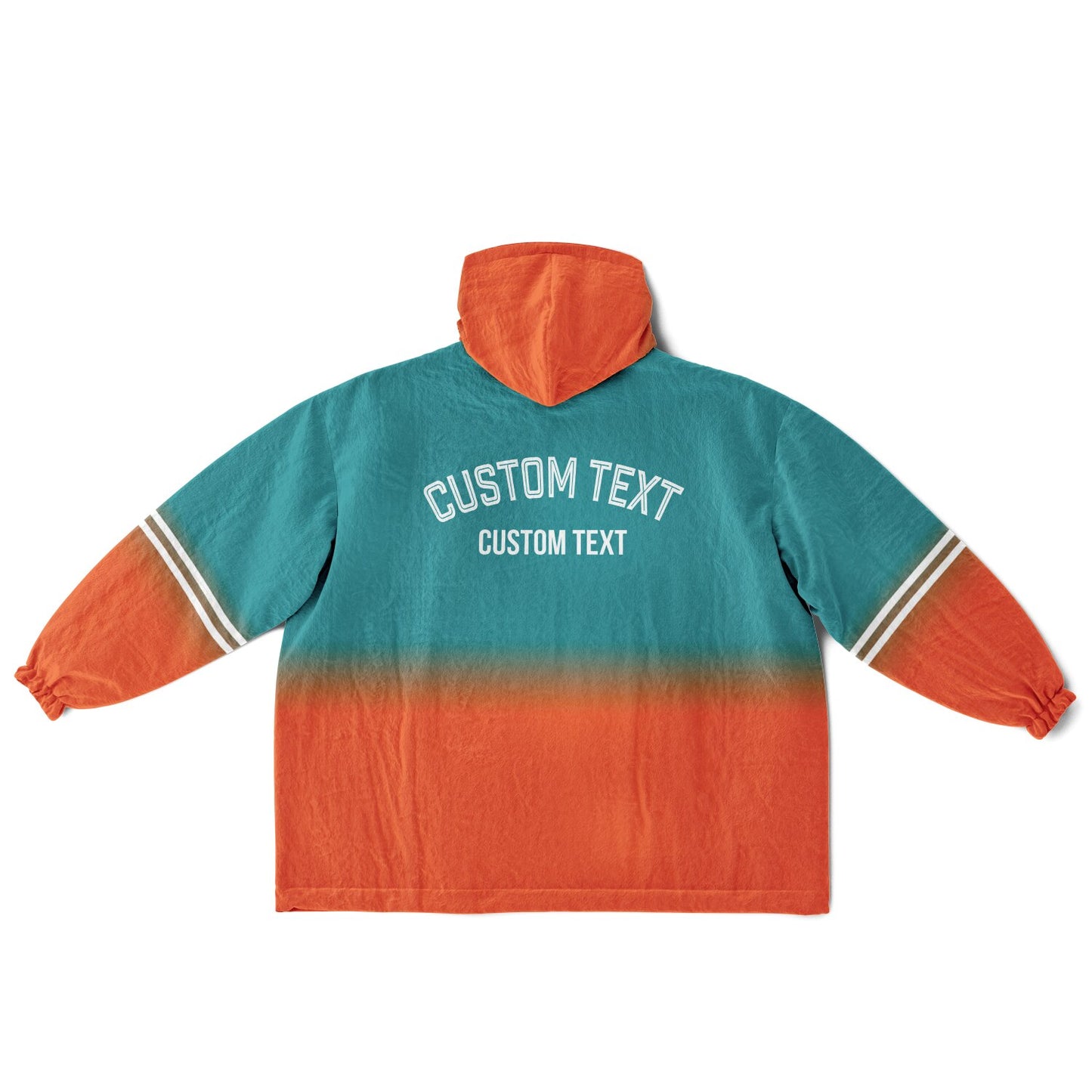 Aqua/Orange/White Everyday Reversible