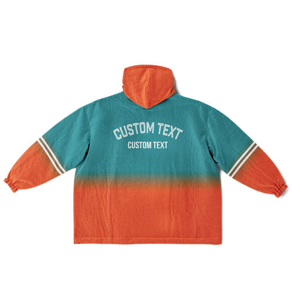 Aqua/Orange/White Everyday Reversible