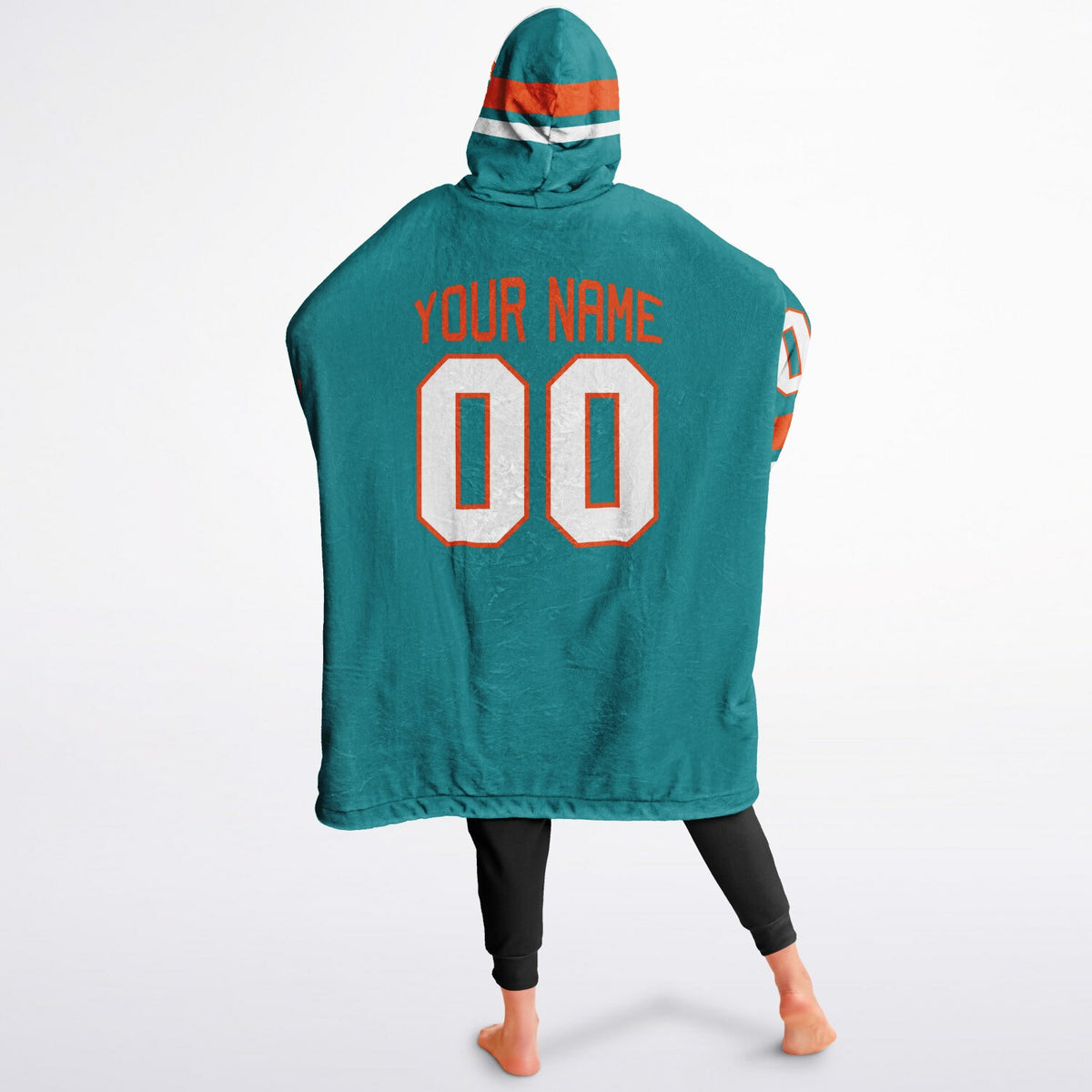 Aqua/Orange/White Superfan Reversible