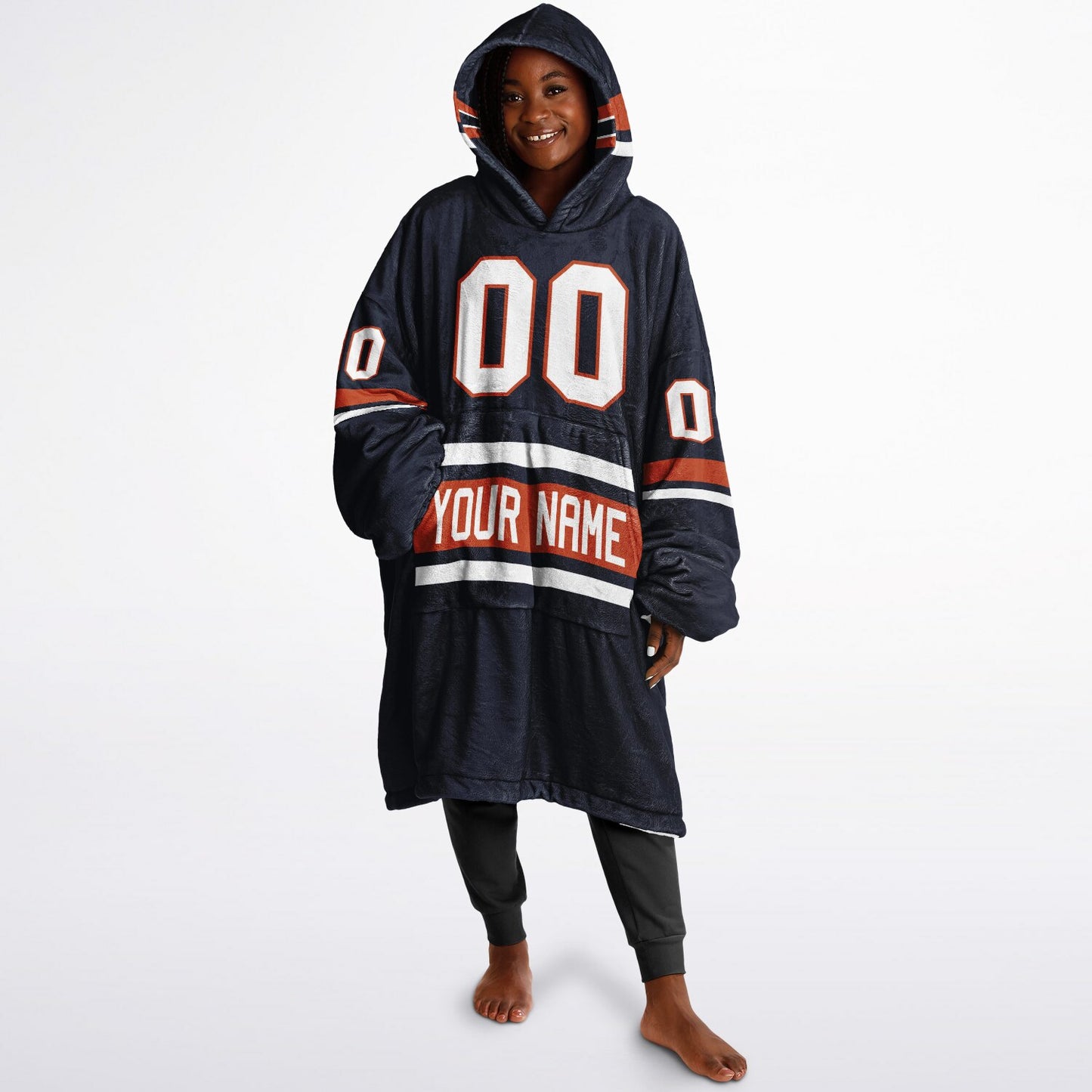 Navy/Orange/White Superfan Reversible