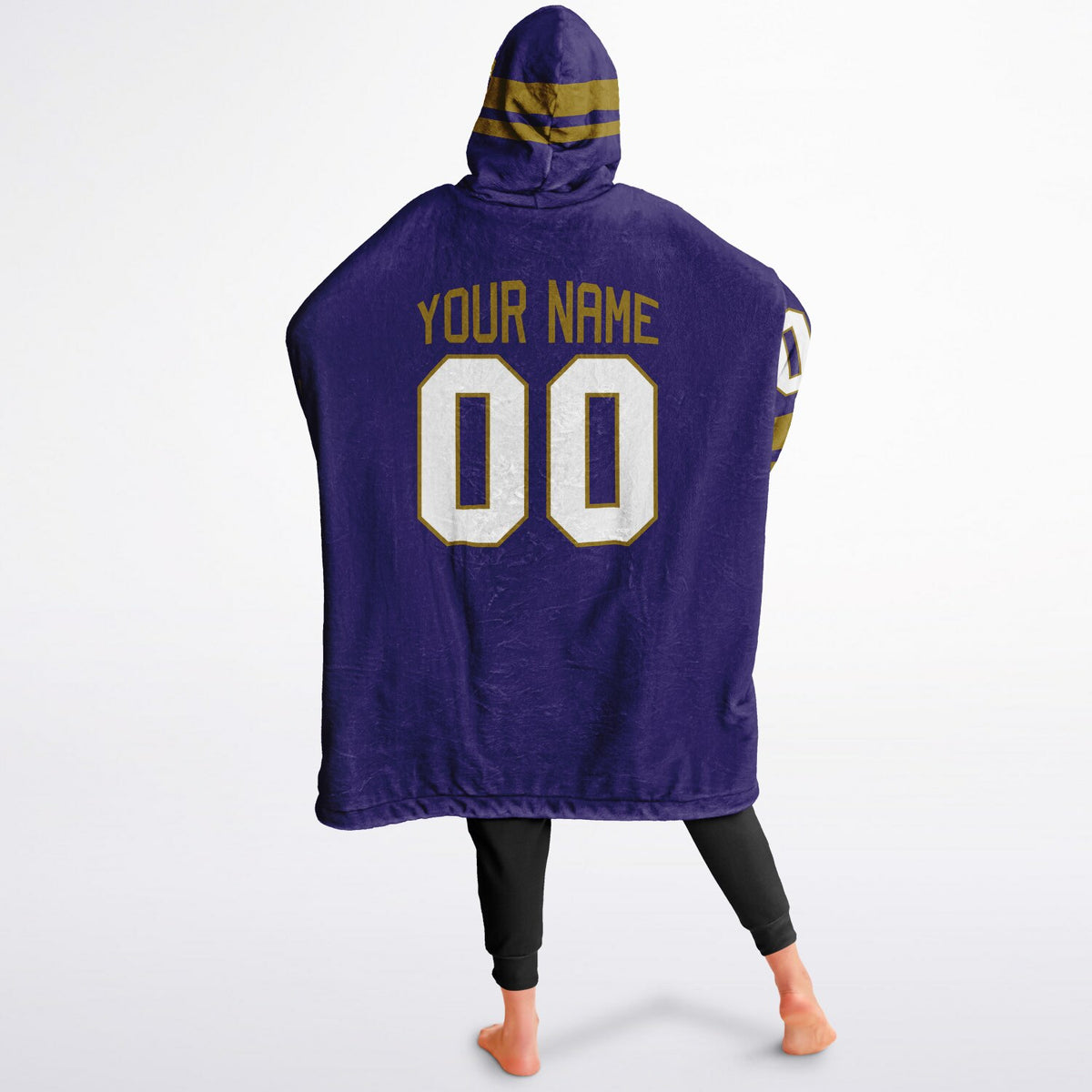 Purple Dark Gold Superfan Reversible