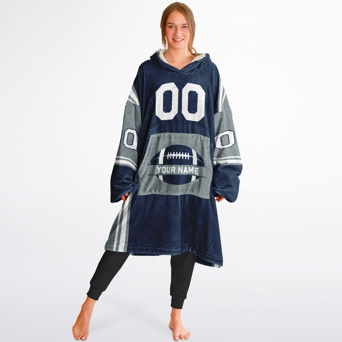 Navy/Silver/White Bold