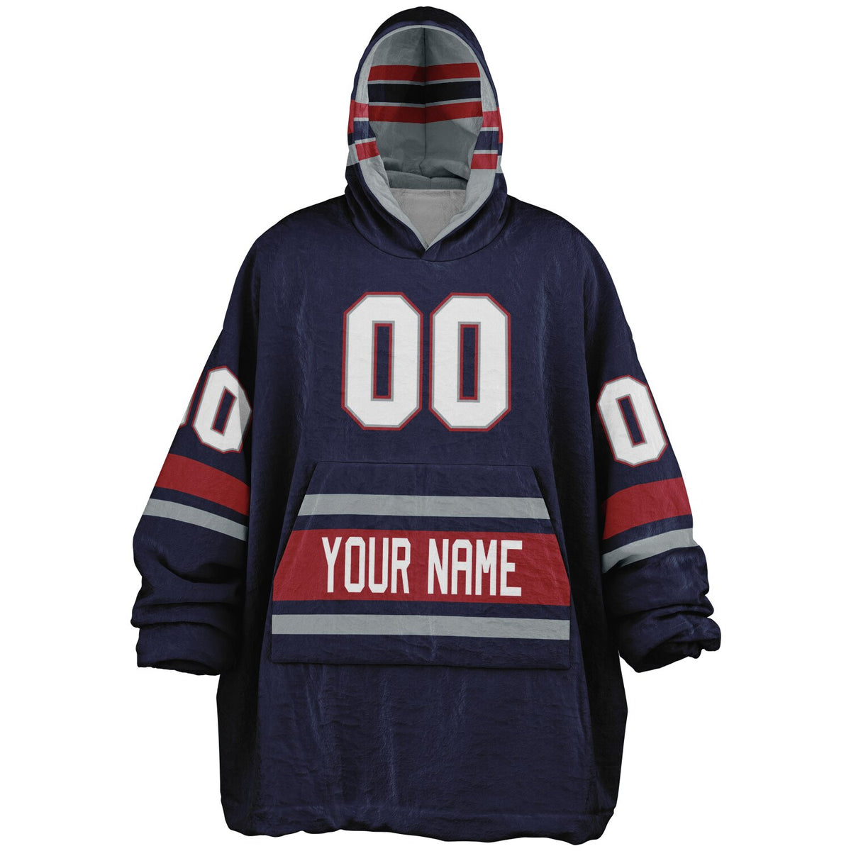 Navy/Red/Silver Superfan Reversible