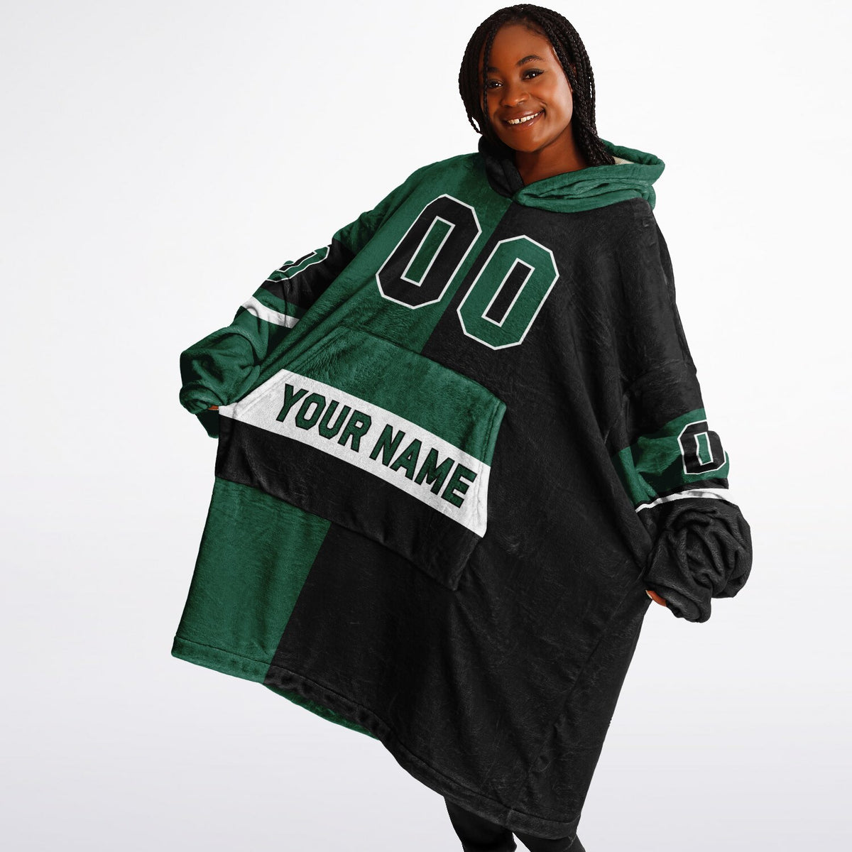 Green/Black/White Halftime