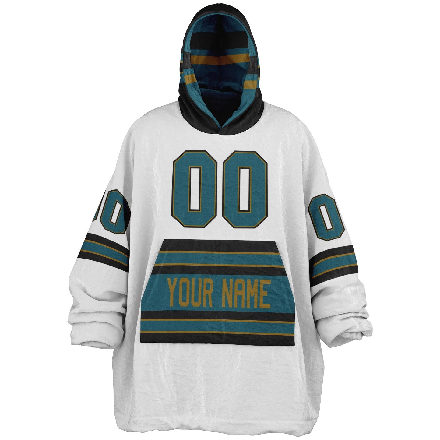 Teal/Black/Gold Superfan Reversible