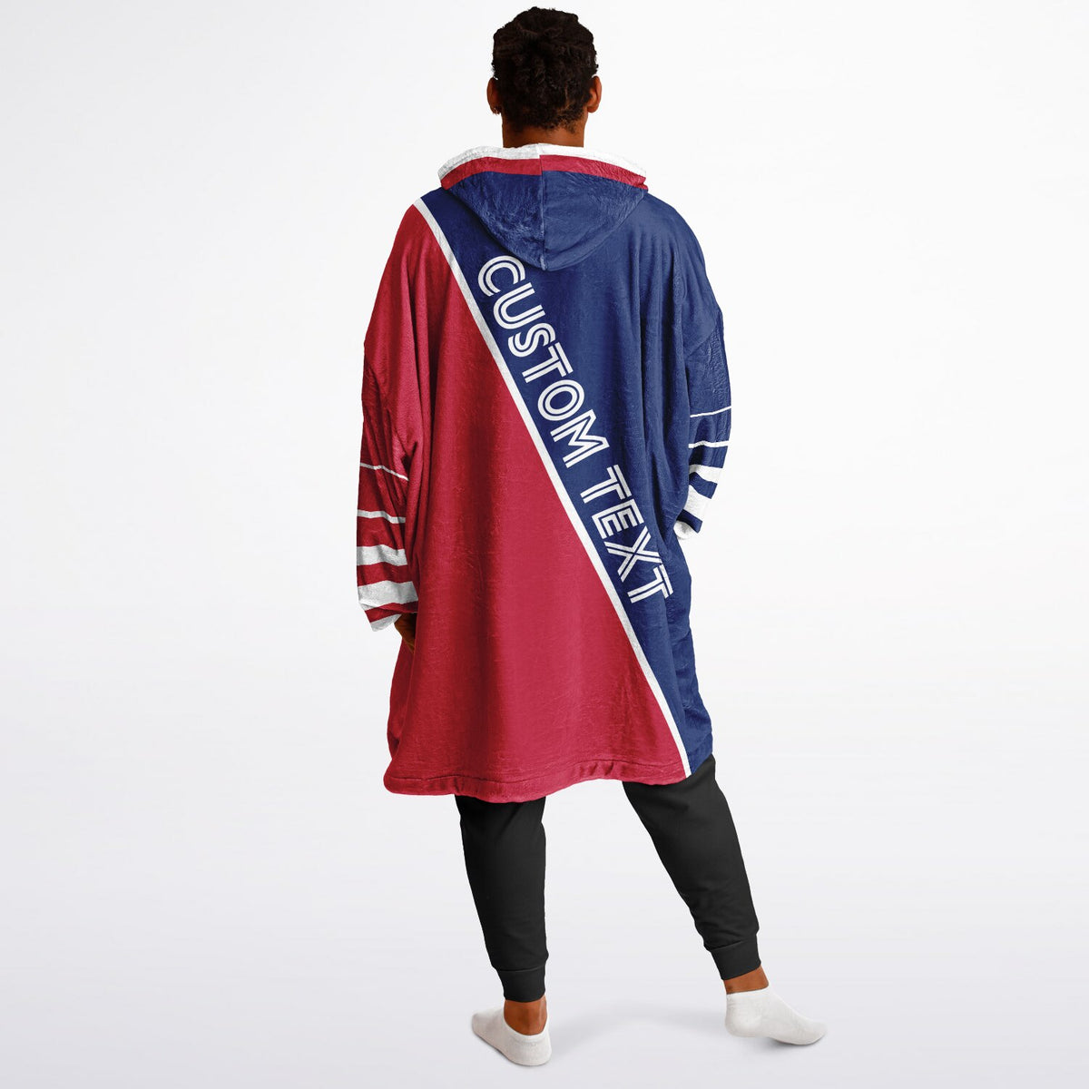 Dark Blue Red White Split Decision