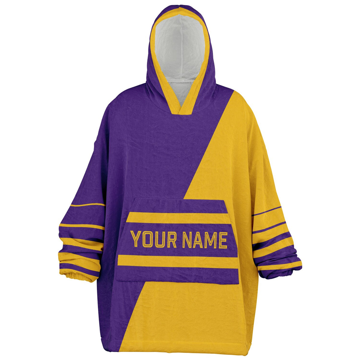 Purple & Gold Split Decision
