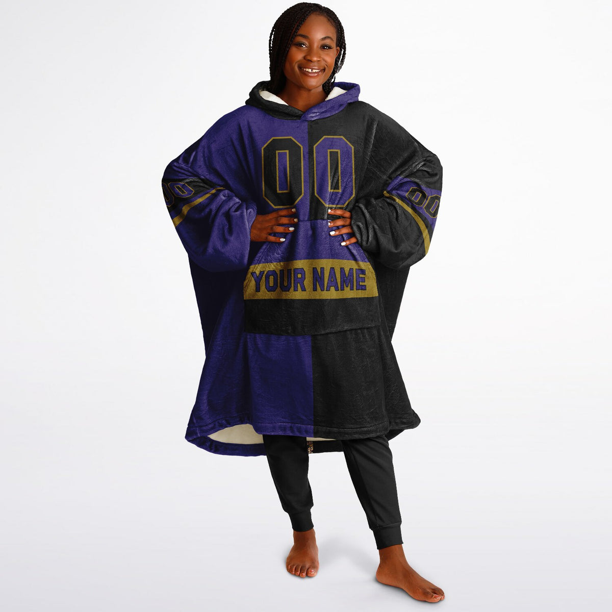 Purple Black Dark Gold Halftime