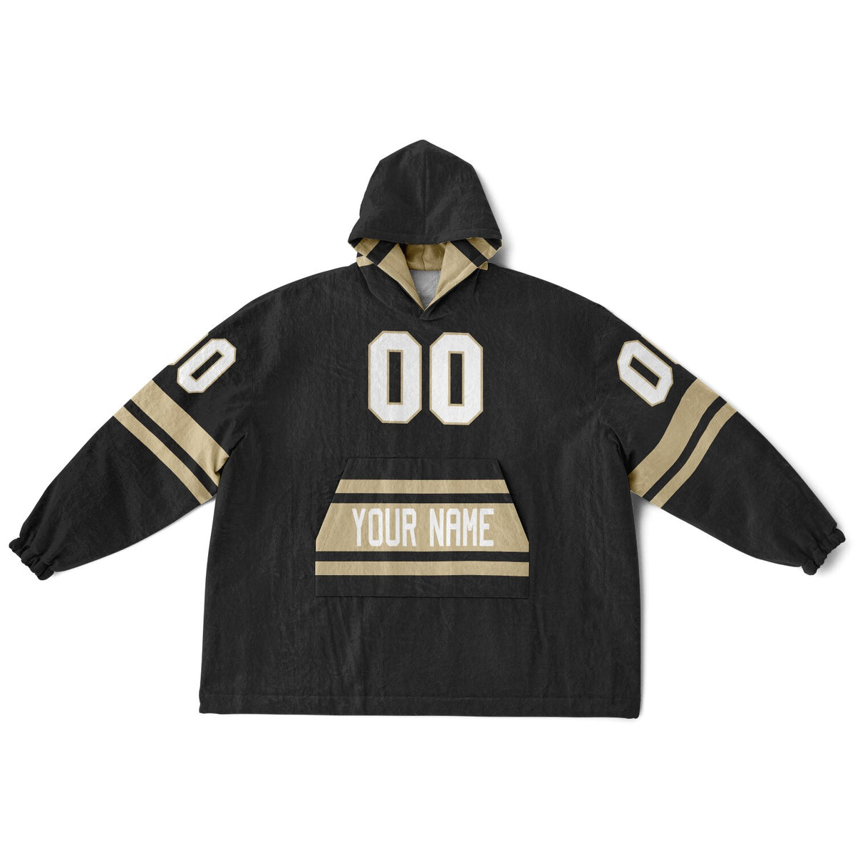 Black & Light Gold Superfan Reversible