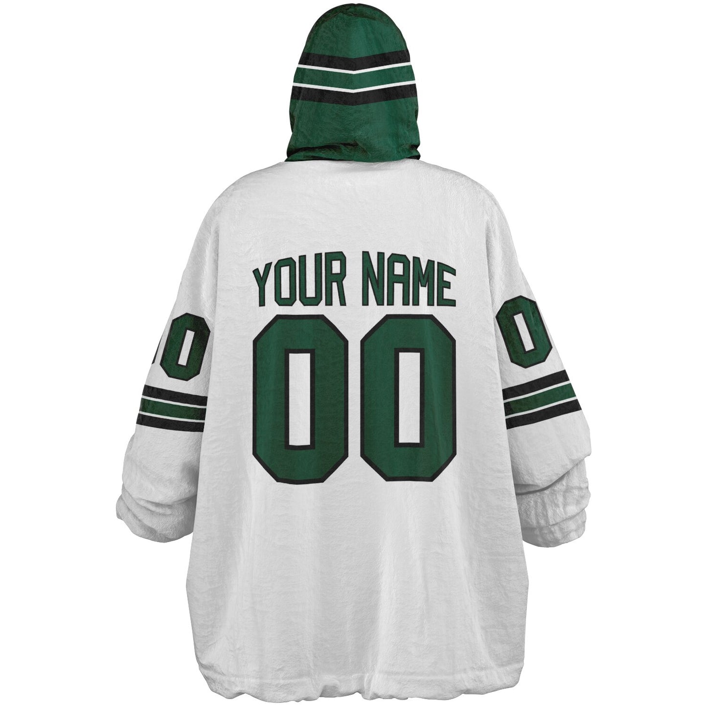 Green/Black/White Superfan Reversible