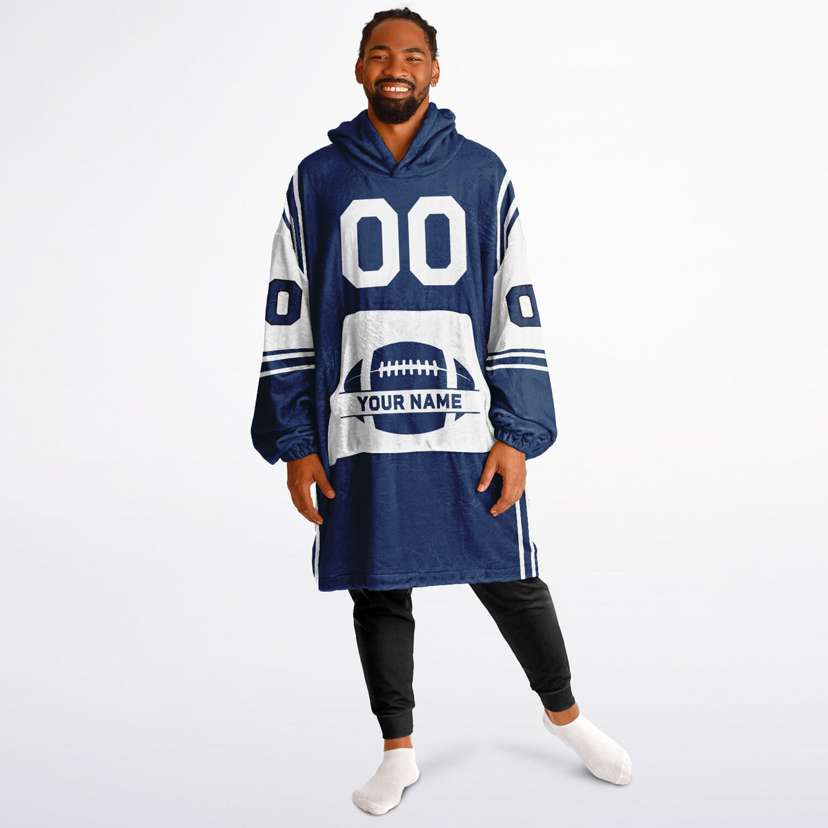 Blue/White Bold