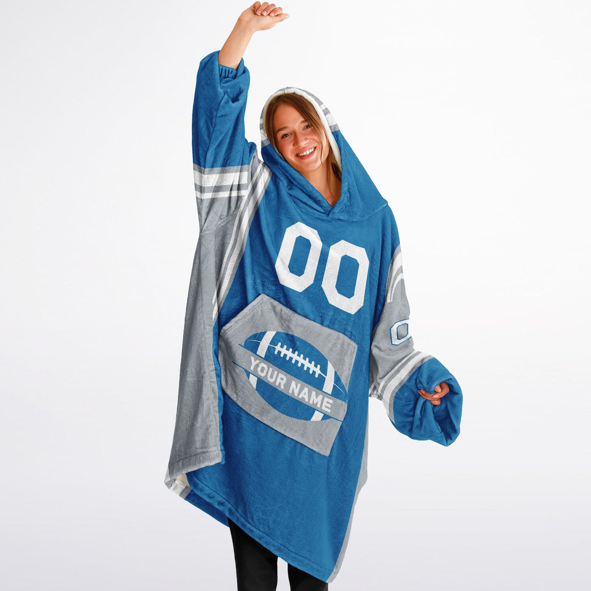 Blue/Silver/White Bold