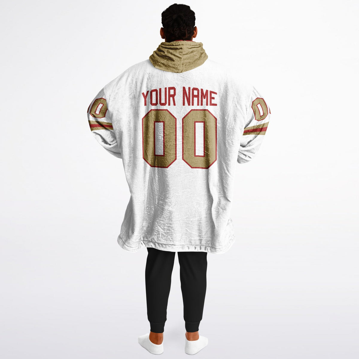 Red Dark Gold Superfan Reversible
