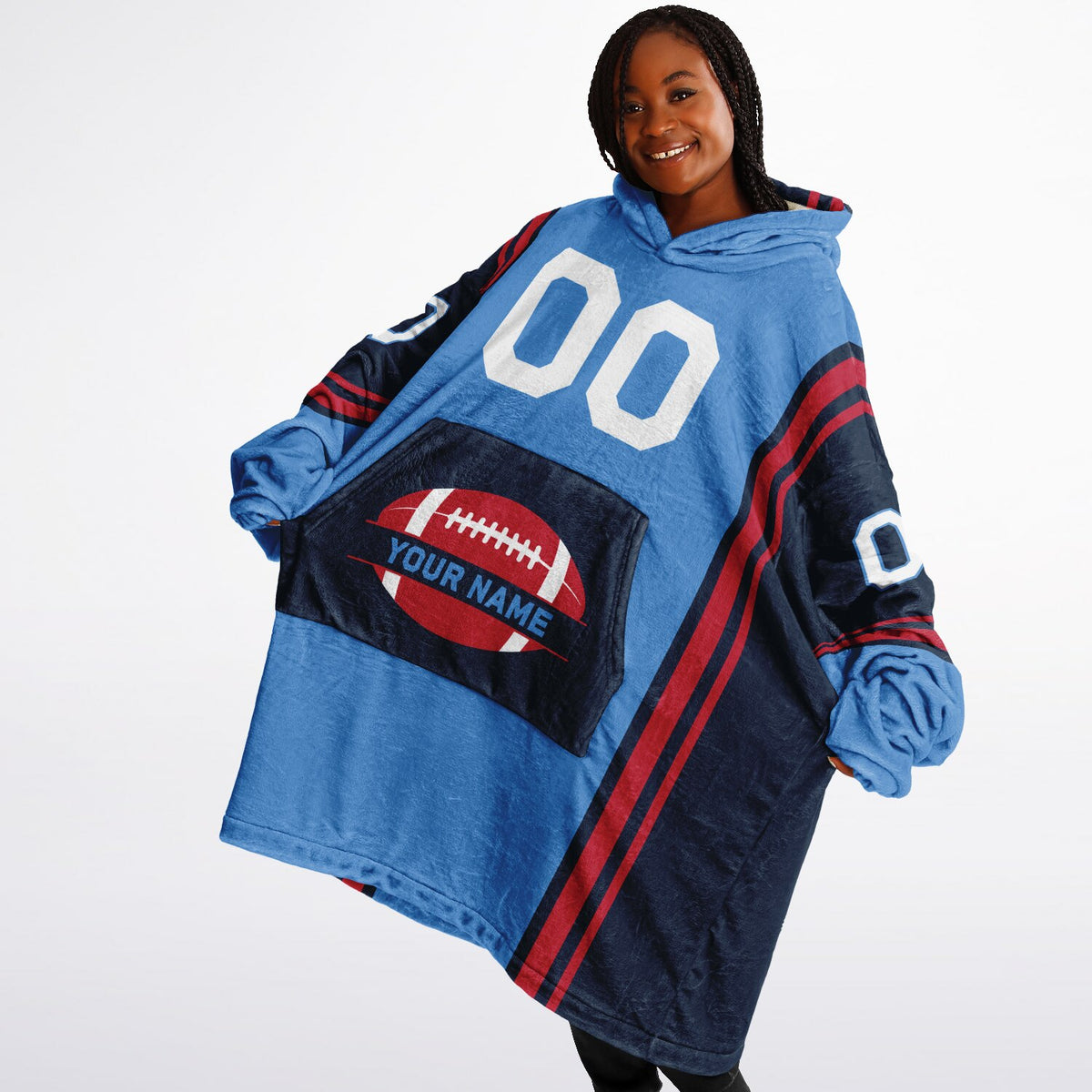 Light Blue/Navy/Red Bold