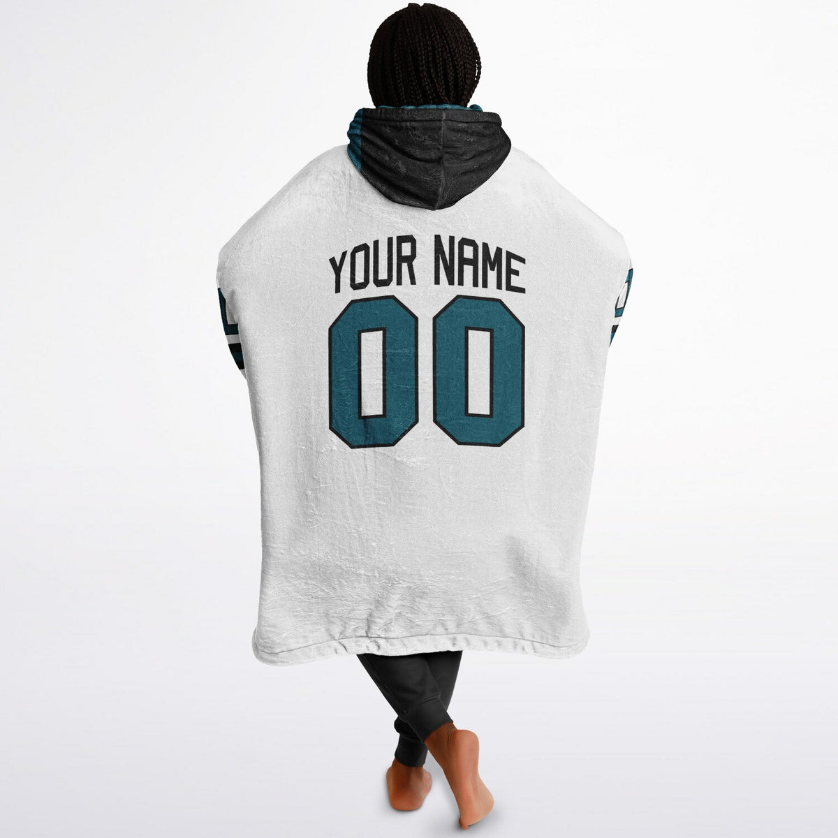 Teal/Black Superfan Reversible