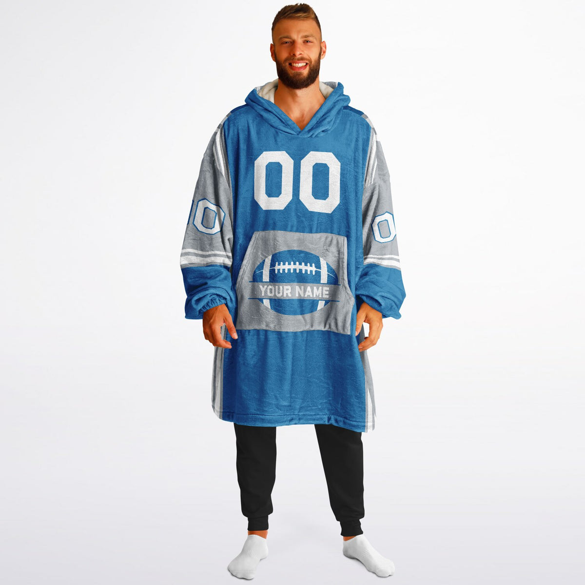 Blue/Silver/White Bold
