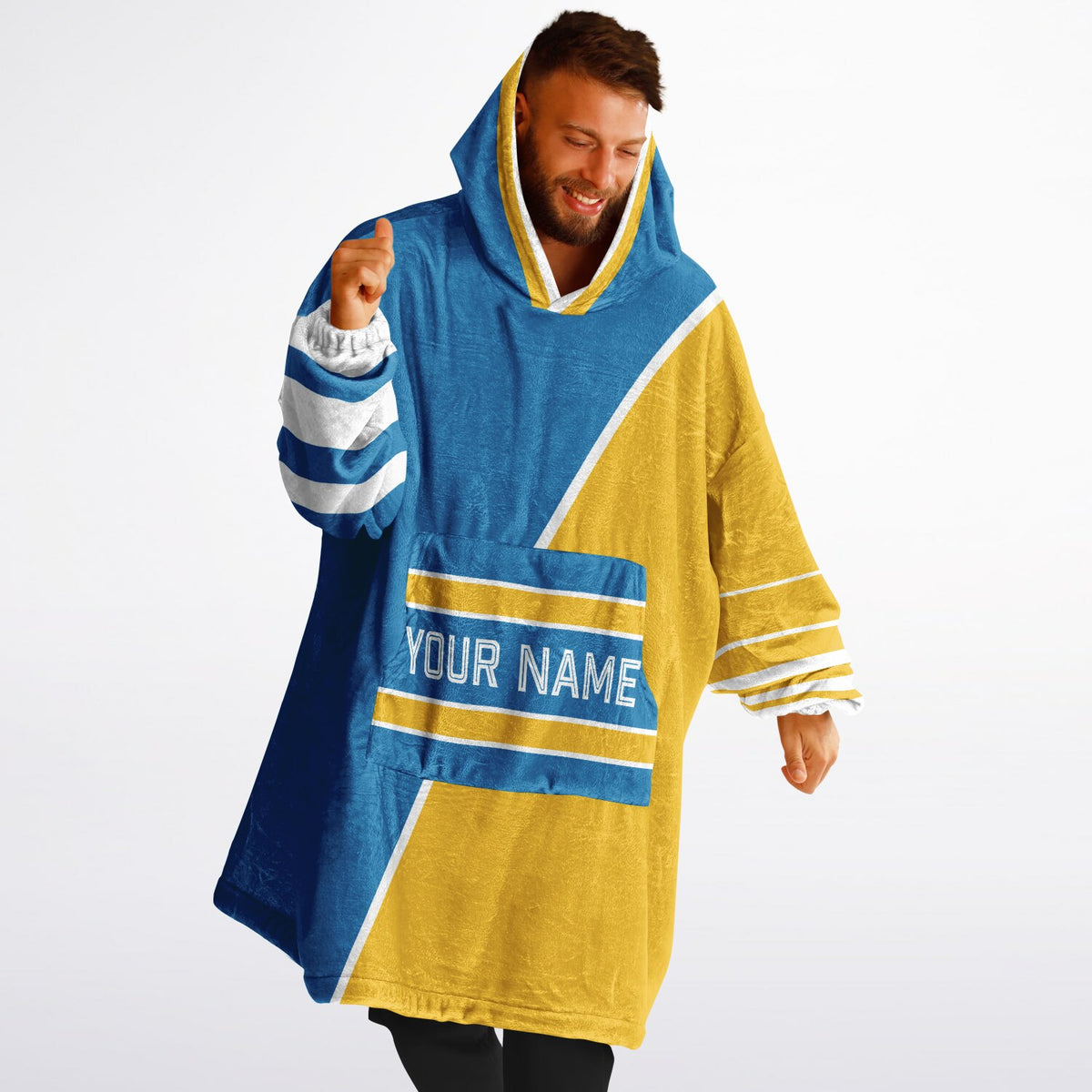 Blue Gold White Split Decision