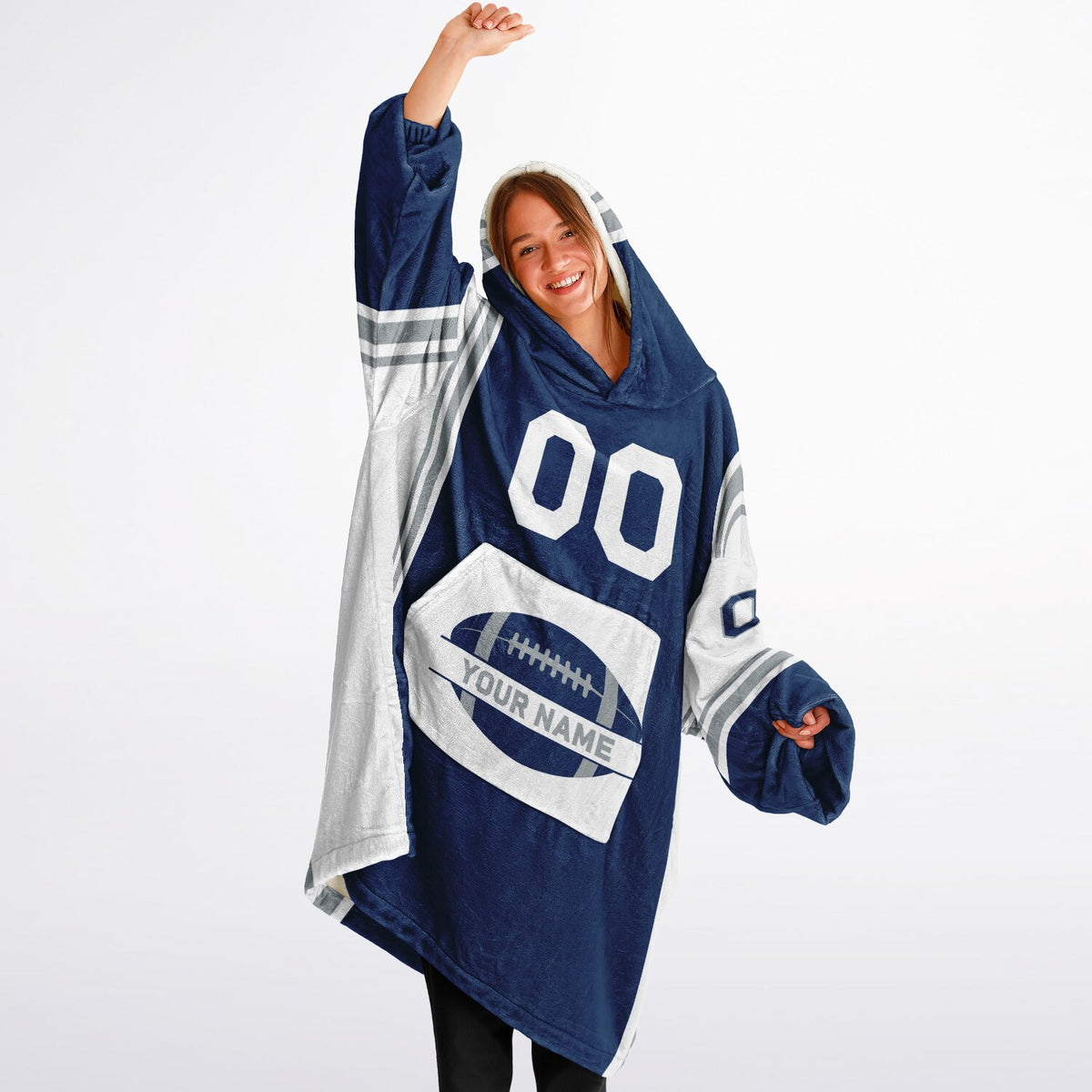 Blue/White/Gray Bold