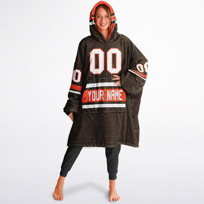 Brown/Orange/White Superfan Reversible