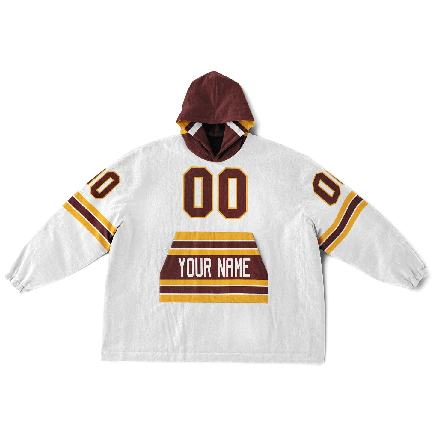Burgundy/Gold/White Superfan Reversible