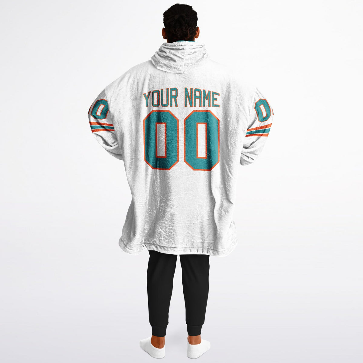 Aqua/Orange/White Superfan Reversible