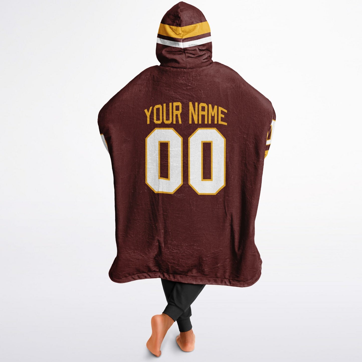 Burgundy/Gold/White Superfan Reversible
