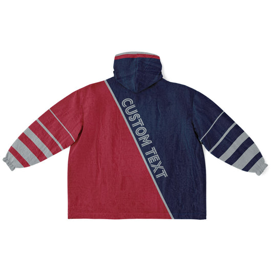 Navy/Red/Silver Split Decision